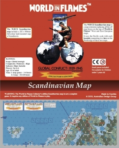 World in Flames Collector's edition Scandinavian map