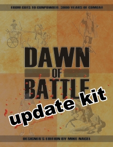 Dawn of Battle: Designer's Edition update kit