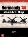 Normandy '44 Mounted Map (slightly bumped corner)