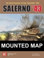 Salerno '43 mounted map
