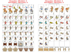 Chevauchées 2  - Horse Raiders 2 Countersheet