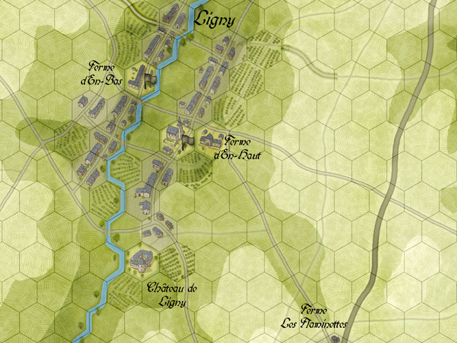 Extrait carte Last Eagles : Ligny 1815
