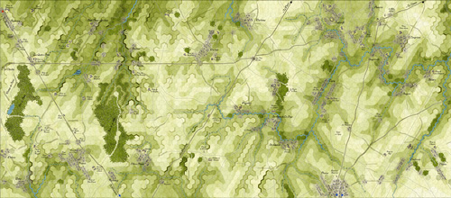 Carte Ligny + Quatre Bras